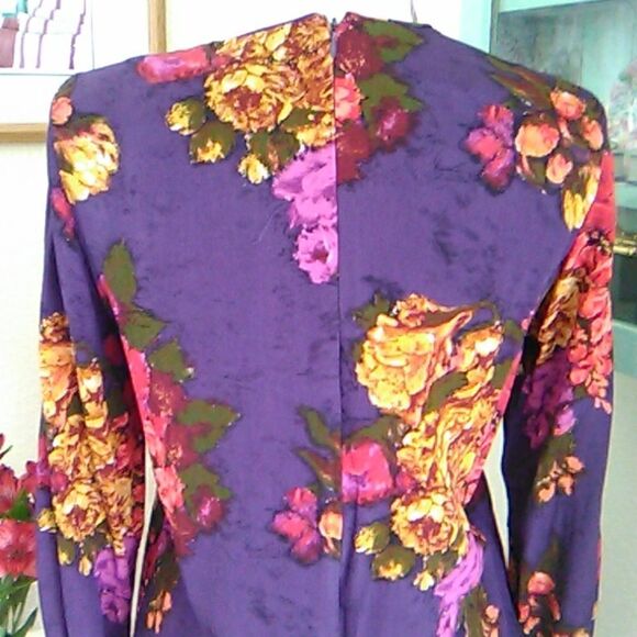Vintage Liz Claiborne Floral Shift - Picture 7 of 13